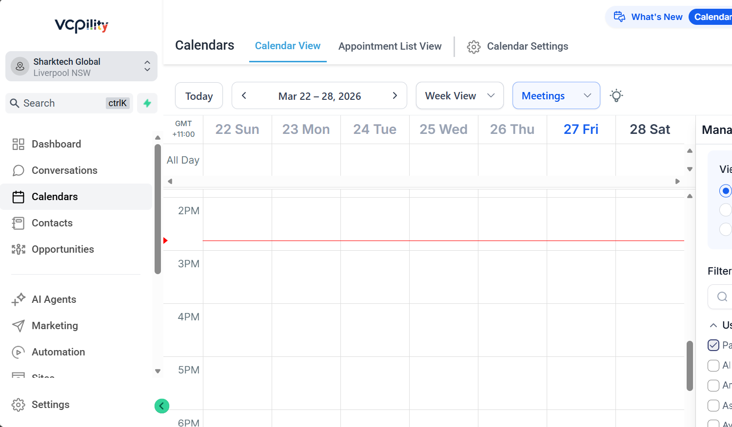 VCPility Calendar & Scheduling